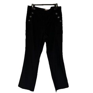 Nanette‎ Lepore Womens Pants XL Straight Black Stretch Career Professional Work